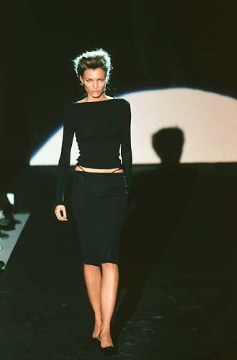 Gucci G-String Stretch Pencil Skirt SS1998