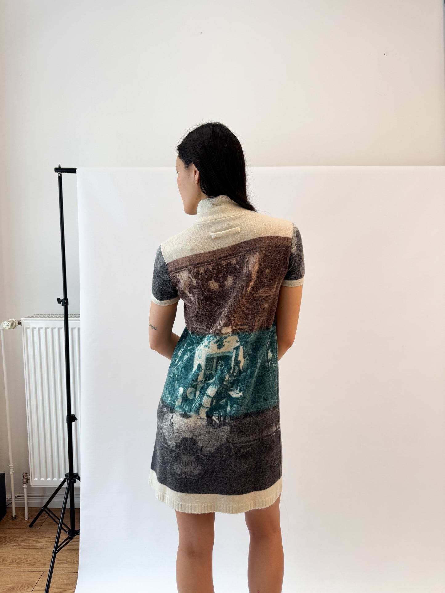 Jean Paul Gaultier Courtyard Wool Mini Dress FW1999