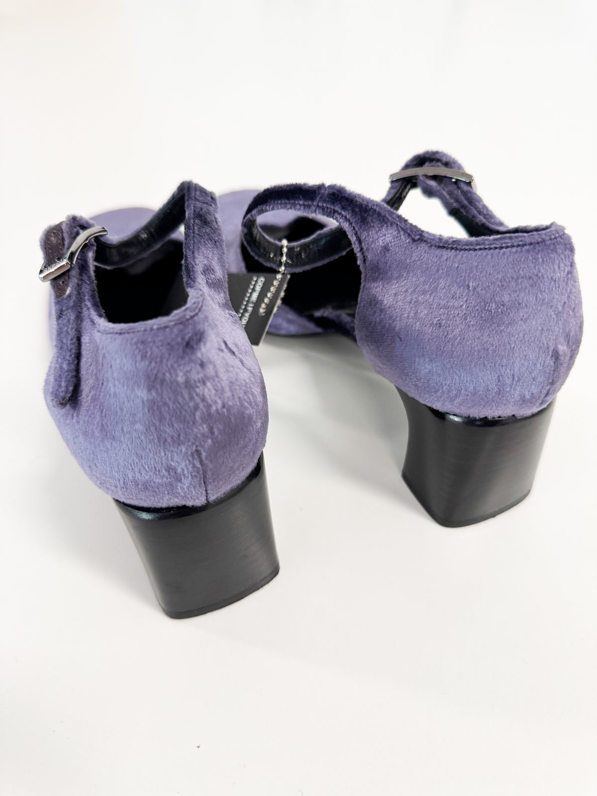 Gucci by Tom Ford Purple Velvet Mary Jane’s FW1999