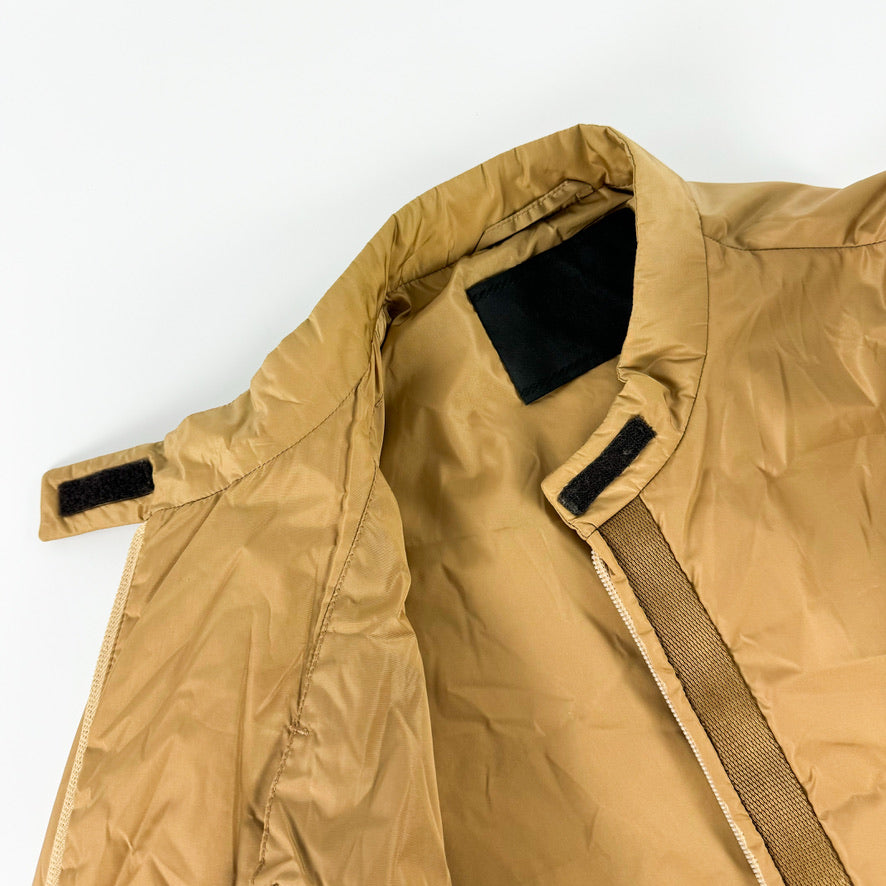 Prada Padded Nylon Jacket with Logo Vertical Stripe FW1999