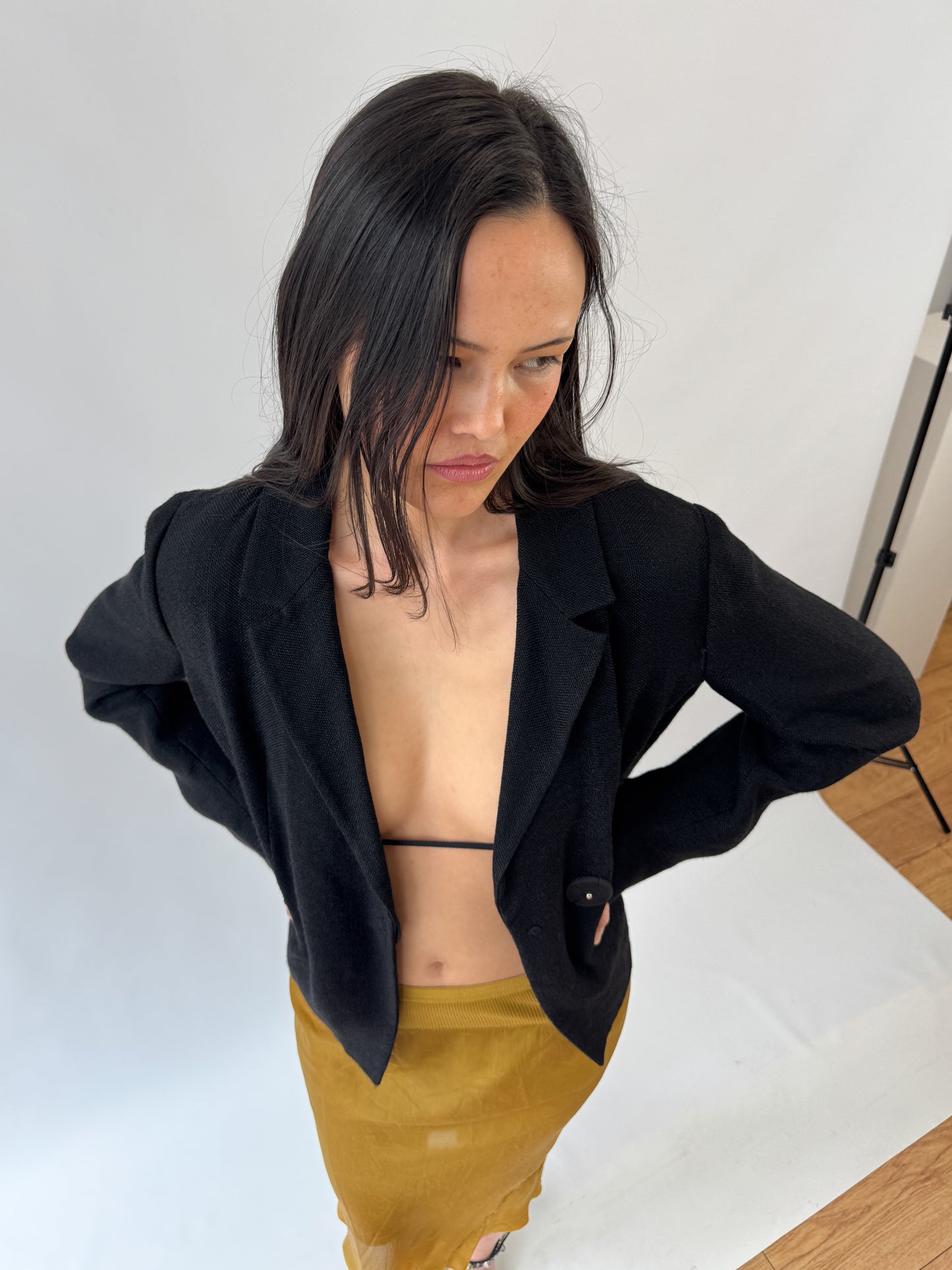 Prada Snap Button Runway Blazer SS2001