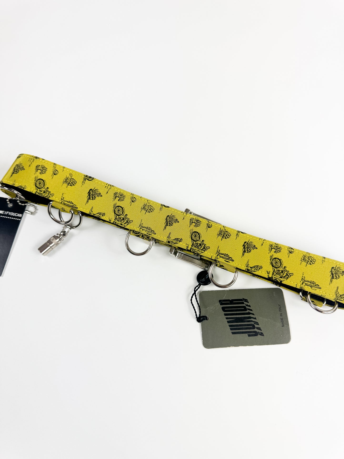 Jean Paul Gaultier Belt with D-Rings and Mini Flask 1988