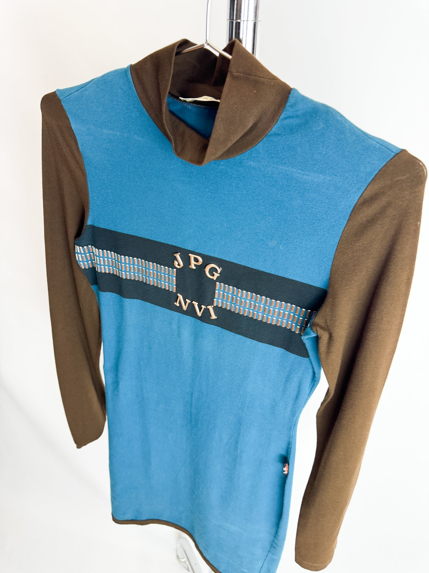 Jean Paul Gaultier NVI Mock Neck Dress