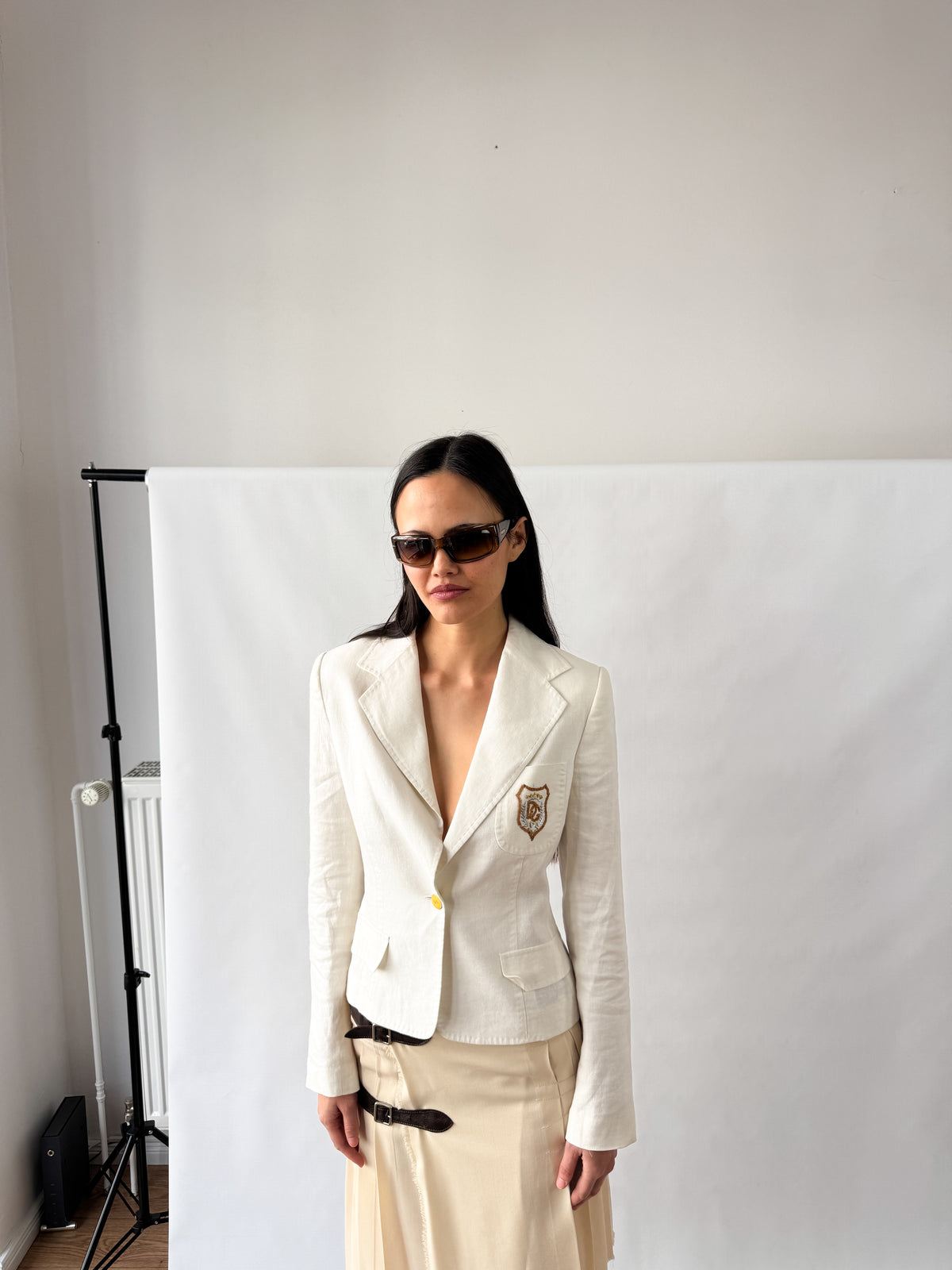 Dolce & Gabbana School Girl Logo Blazer 1990s