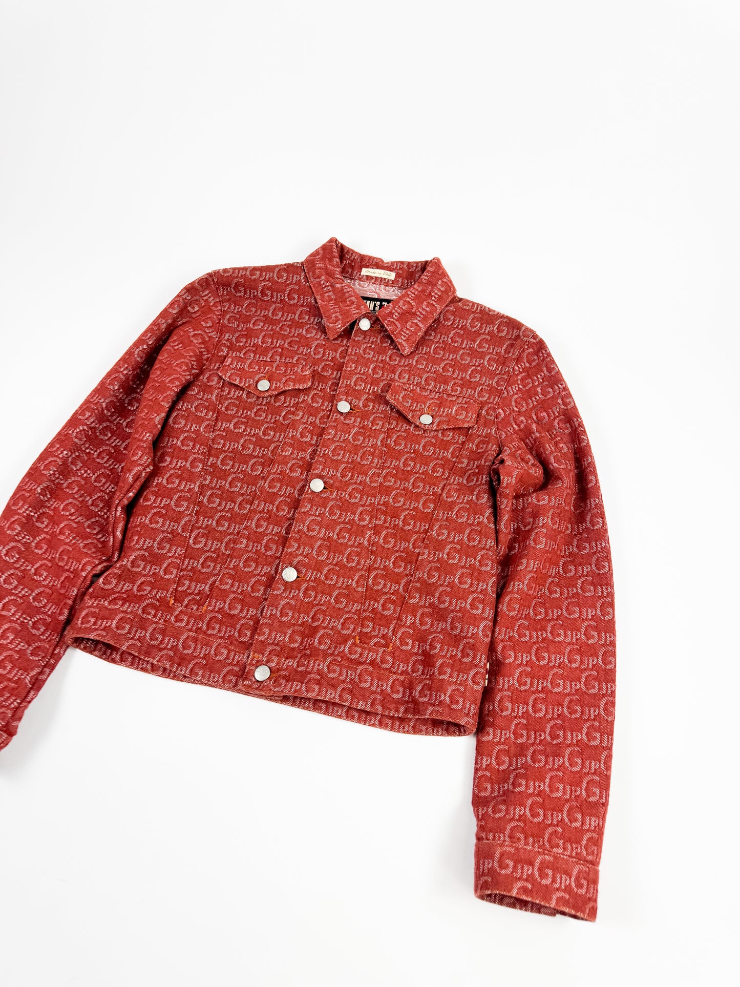 Jean Paul Gaultier Monogram Denim Jacket 2000s