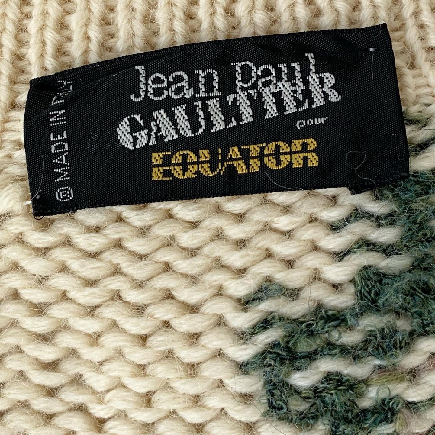 Jean Paul Gaultier Equator Floral Knit FW1984