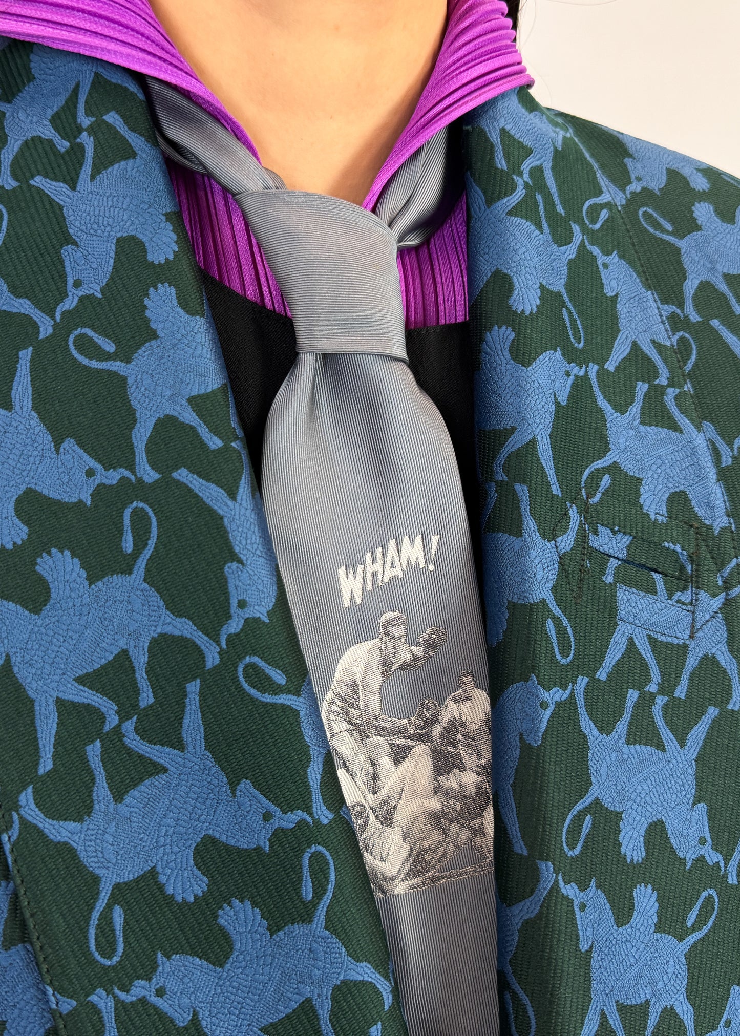Jean Paul Gaultier Blue Pegasus Blazer FW1985