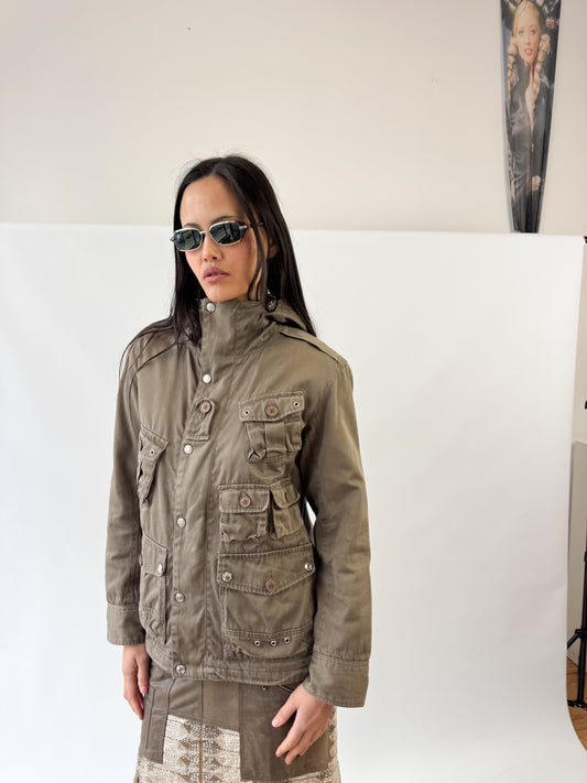 Daquared² Multi-Pocket Cargo Jacket FW2004