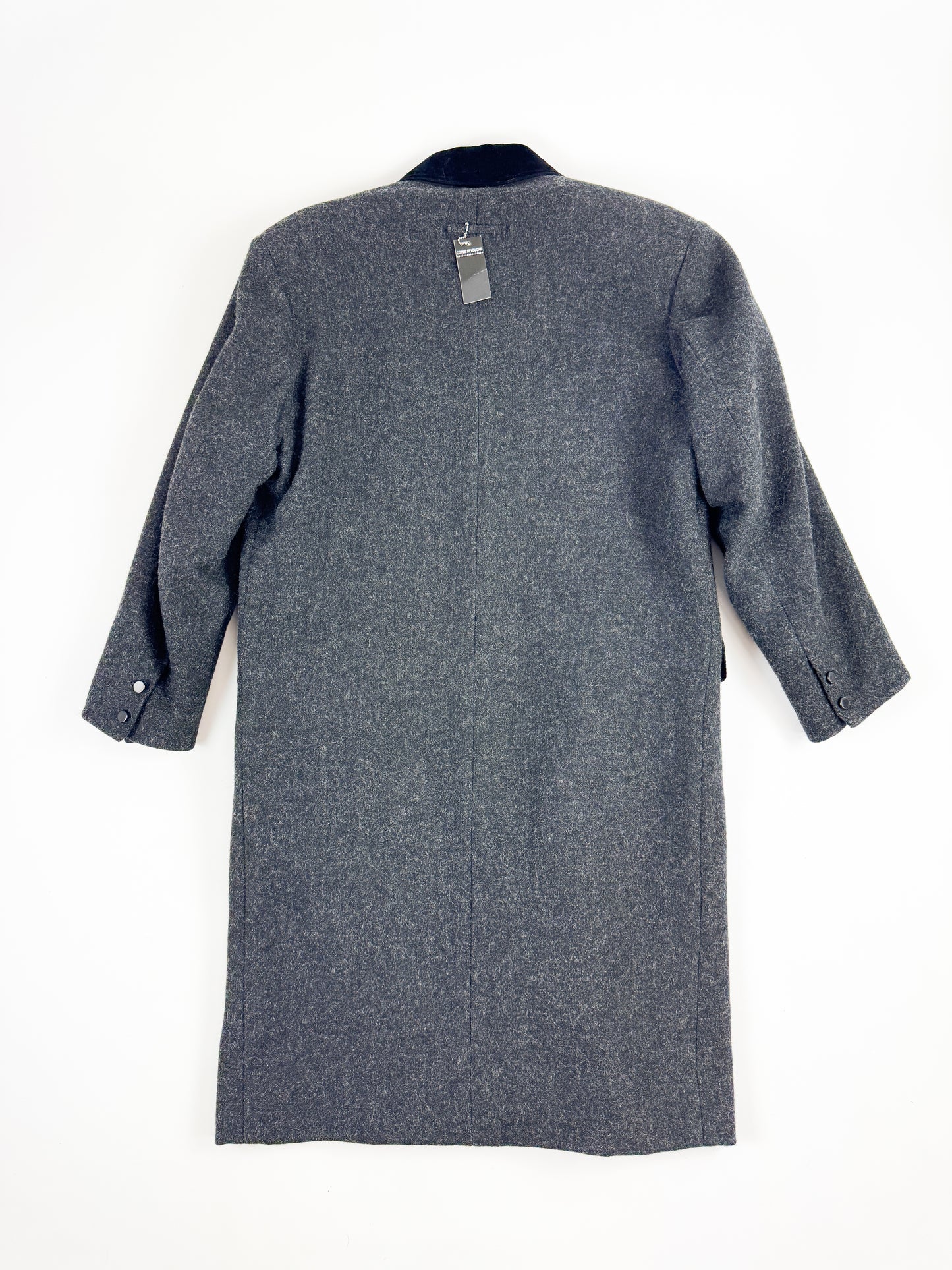 Jean Paul Gaultier Heavy Wool Coat with Removable Knit Lining FW1987