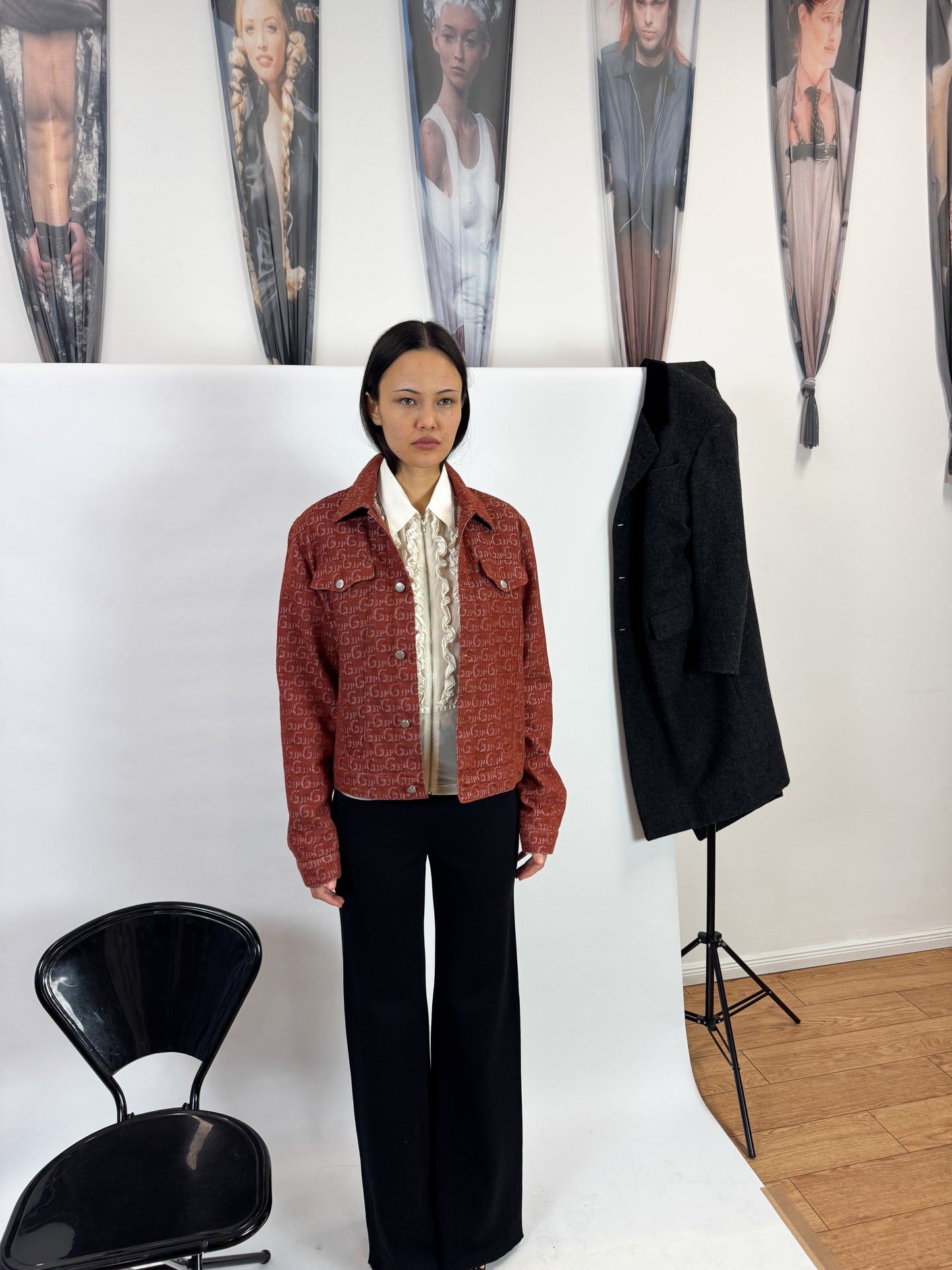 Jean Paul Gaultier Monogram Denim Jacket 2000s