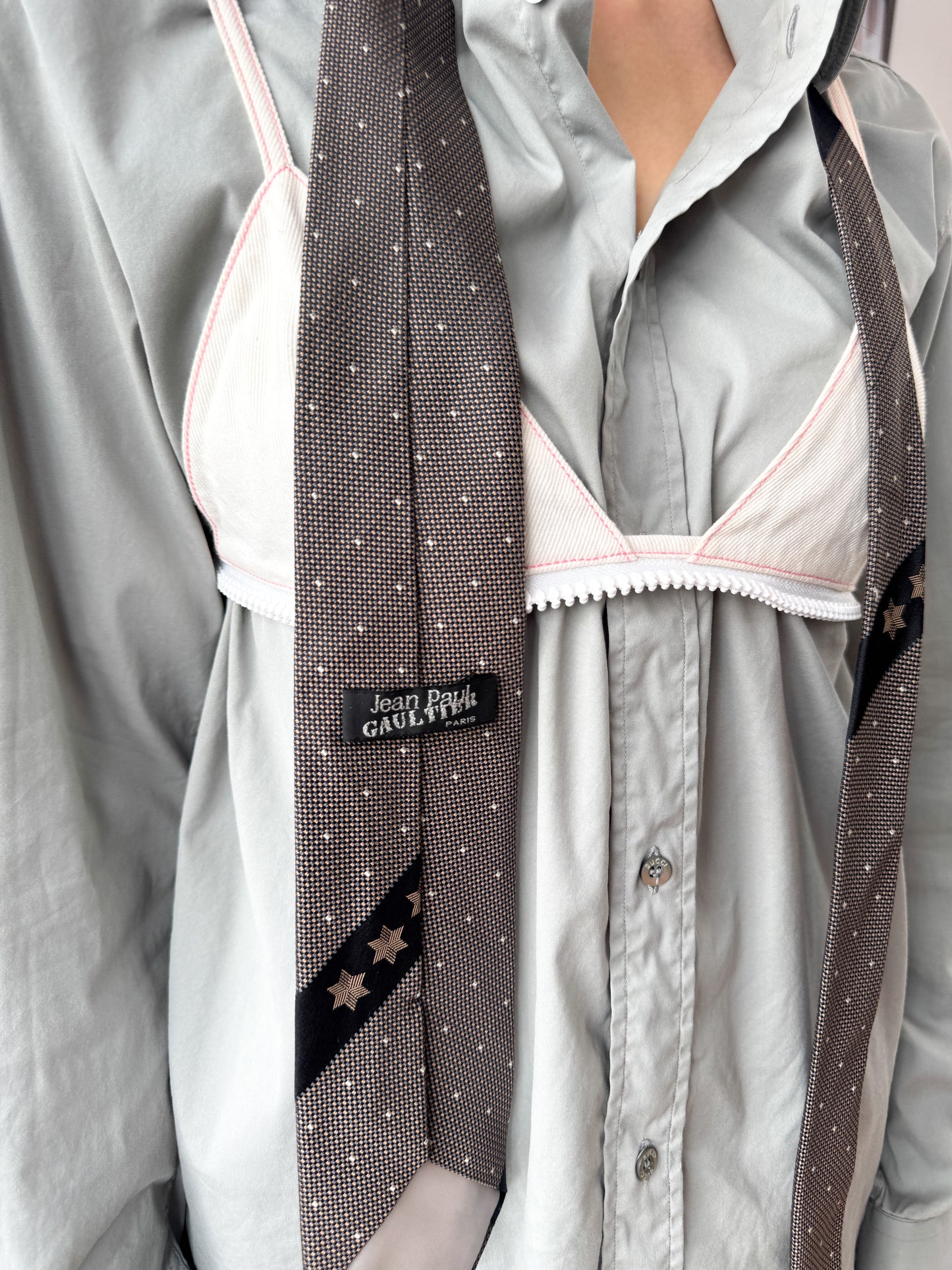 Jean Paul Gaultier Three Star Tie 1990s