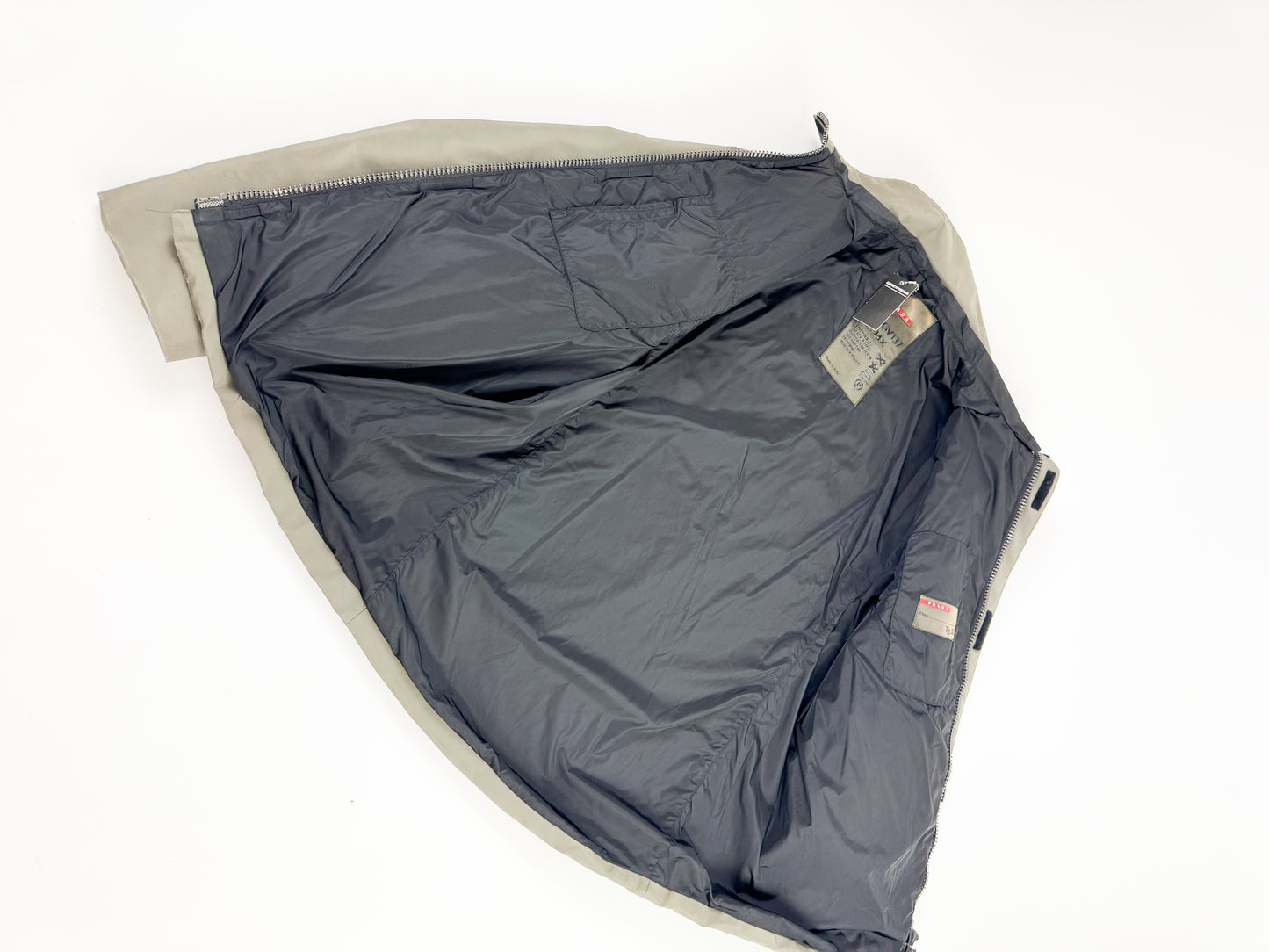 Prada Khaki Ski Puffer Jacket 1990s