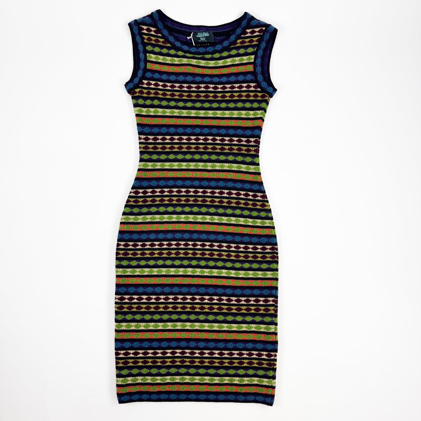 Jean Paul Gaultier Geometrical Knit Dress FW1990