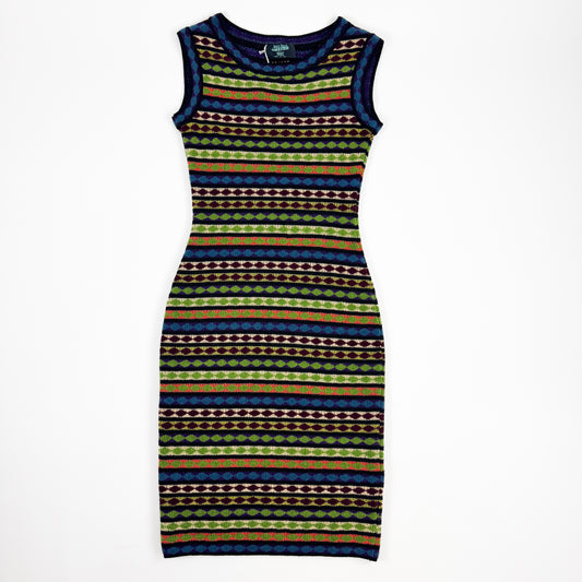 Jean Paul Gaultier Geometrical Knit Dress FW1990