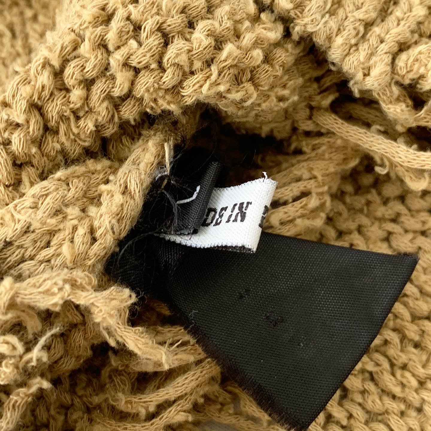 Ann Demeulemeester Distressed Boxy Knit Jumper SS2003