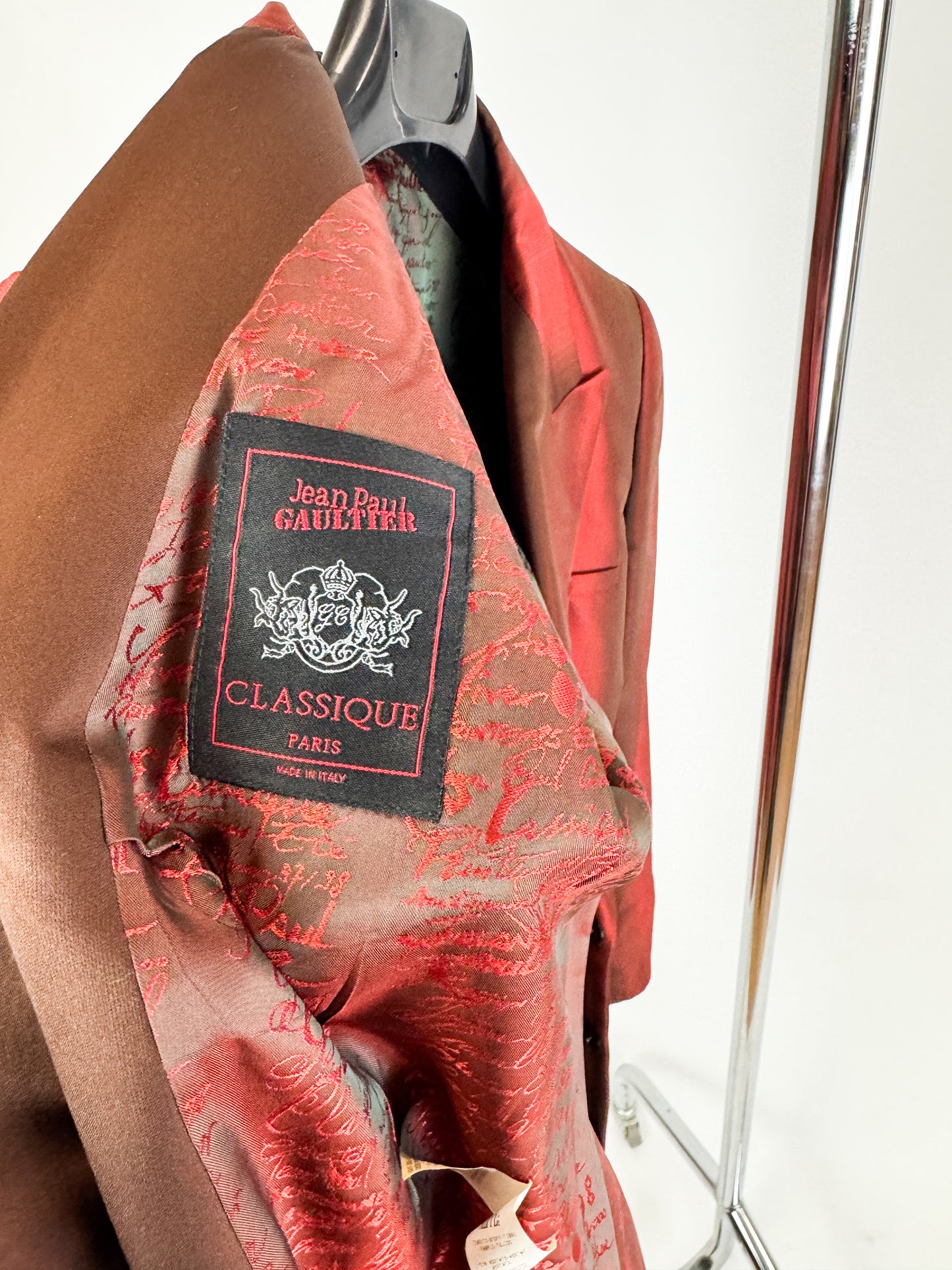 Jean Paul Gaultier Red Gradient Blazer 2000s