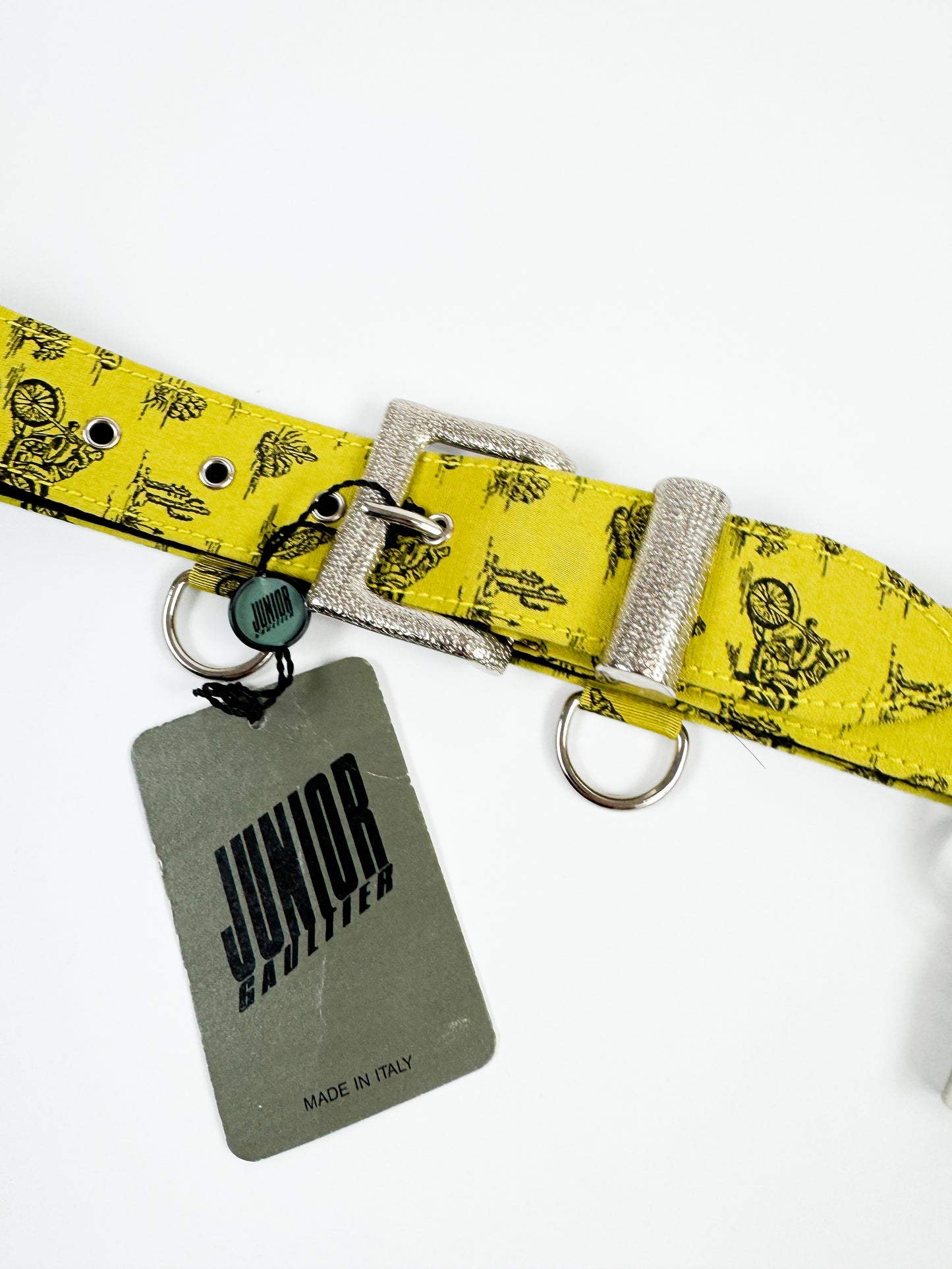 Jean Paul Gaultier Belt with D-Rings and Mini Flask 1988