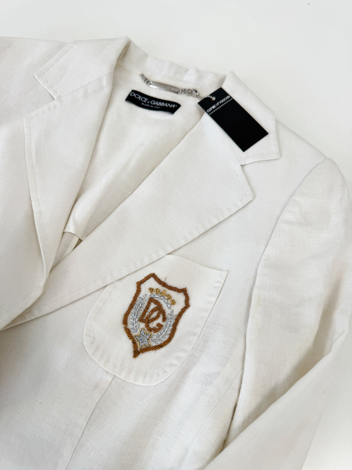Dolce & Gabbana School Girl Logo Blazer 1990s
