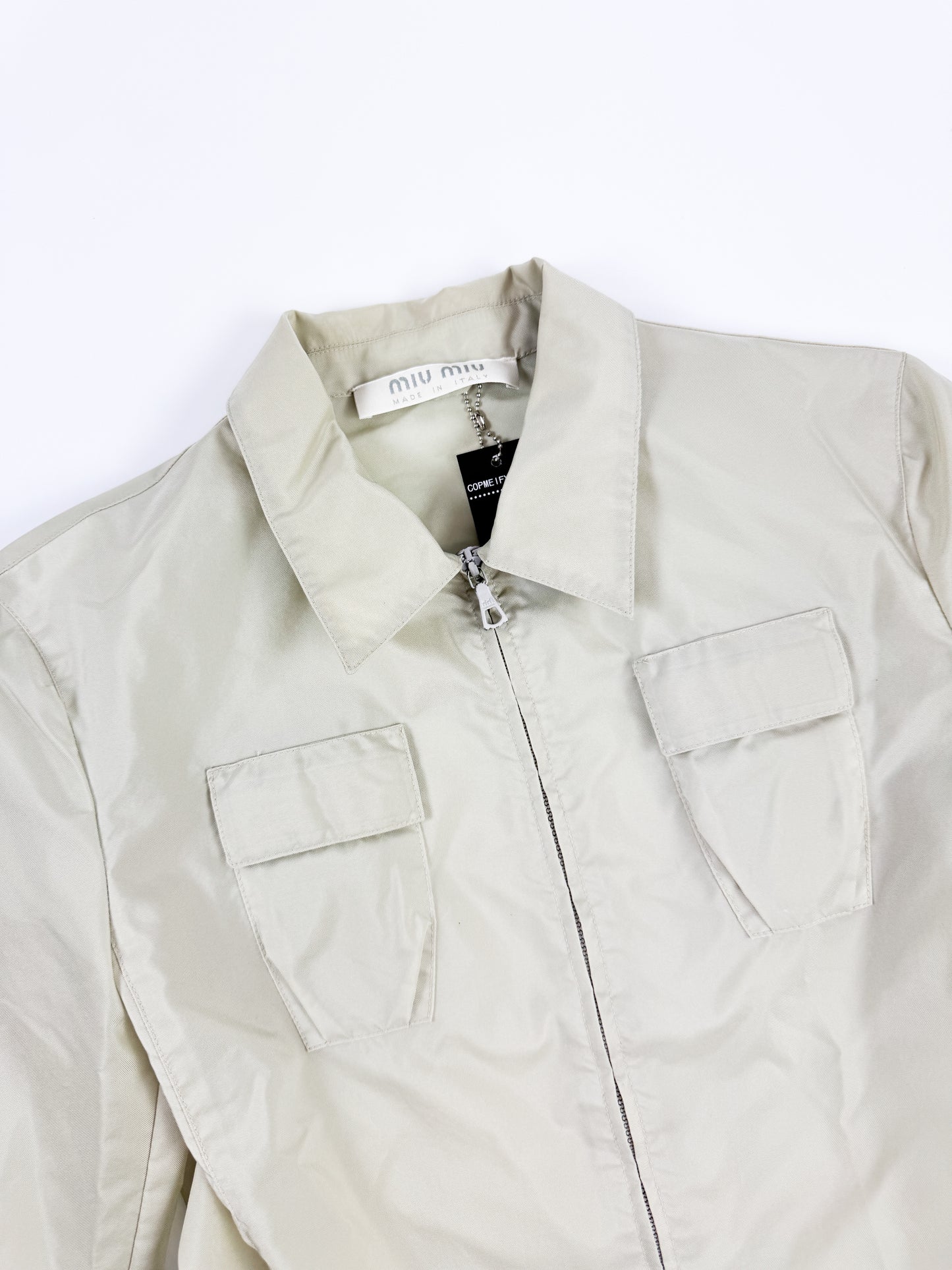 Miu Miu Nylon Zip-Up Jacket SS1999