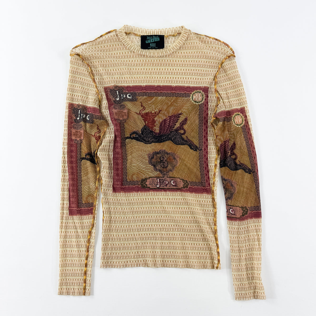 Jean Paul Gaultier Phoenix Mesh Long Sleeve SS1994
