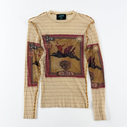 Jean Paul Gaultier Phoenix Mesh Long Sleeve SS1994