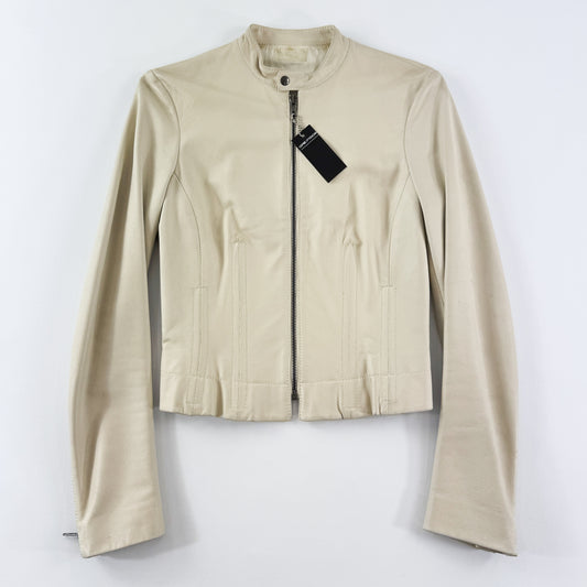 Dirk Bikkembergs Cropped & Cinched Biker Jacket 2000s