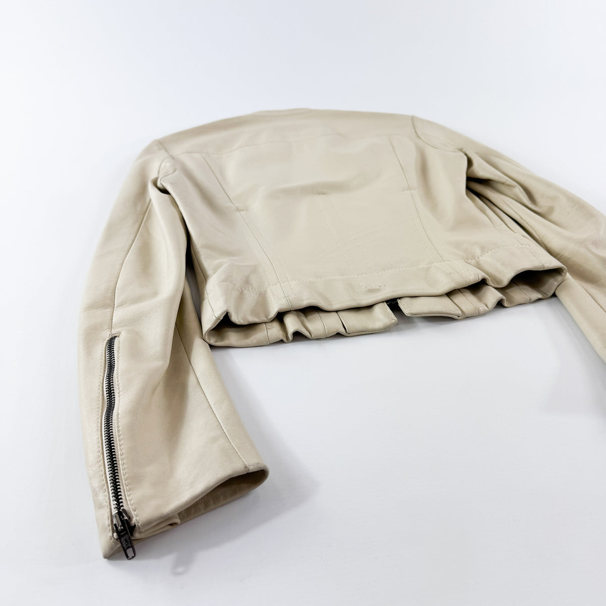 Dirk Bikkembergs Cropped & Cinched Biker Jacket 2000s