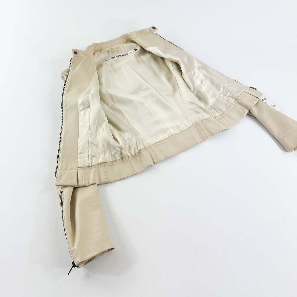 Dirk Bikkembergs Cropped & Cinched Biker Jacket 2000s