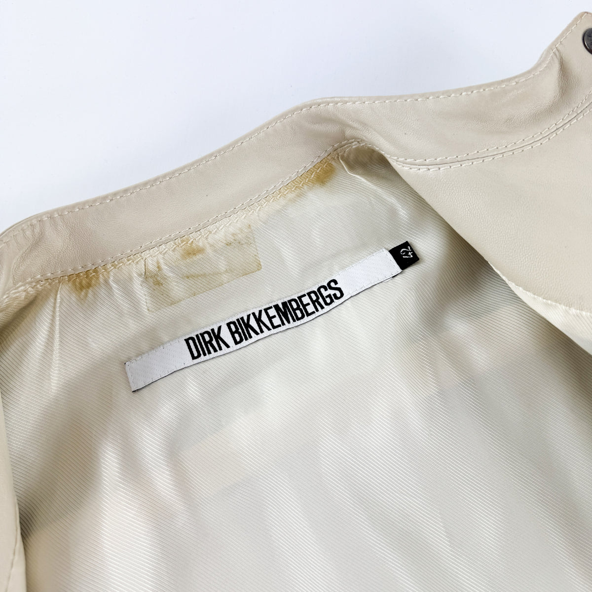 Dirk Bikkembergs Cropped & Cinched Biker Jacket 2000s