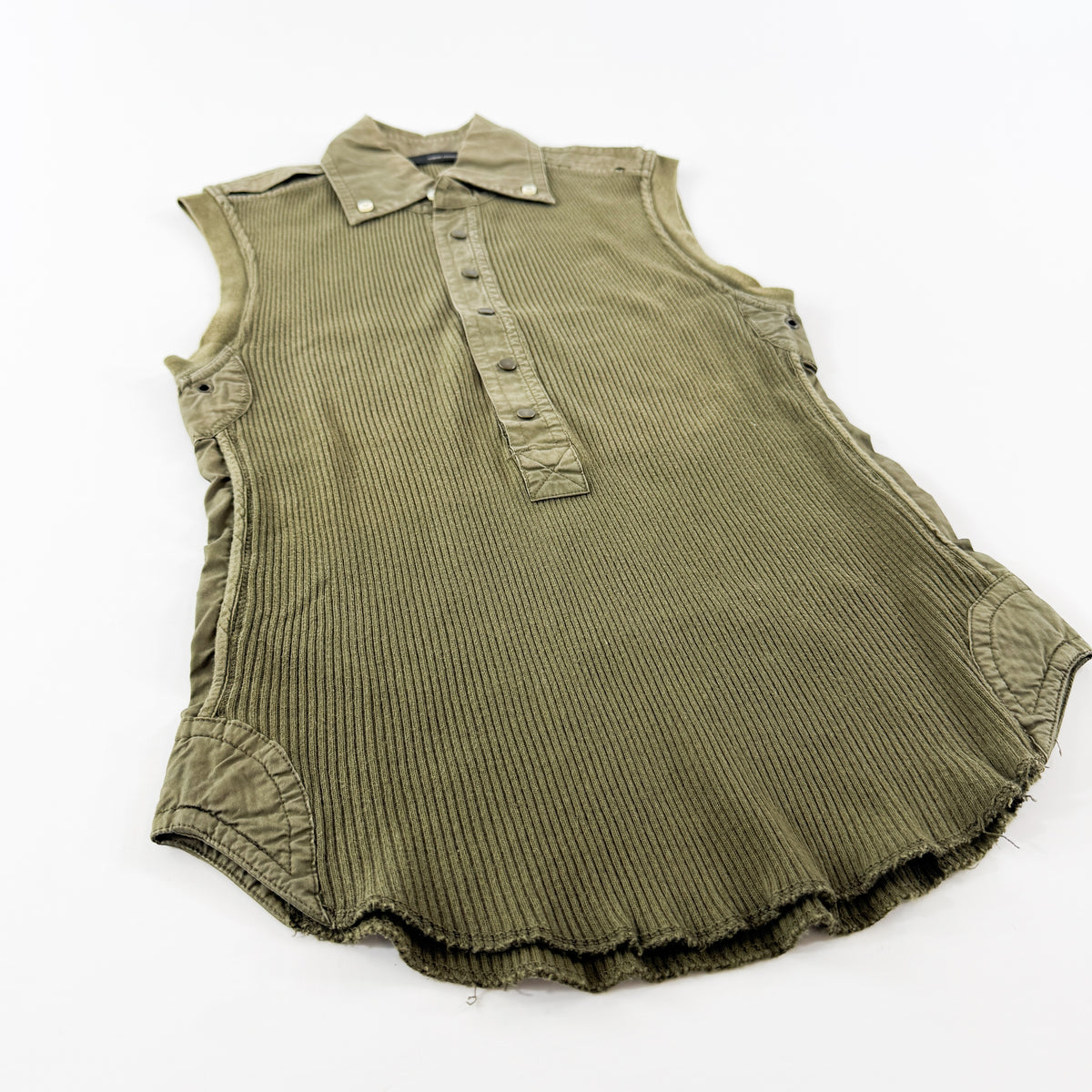 Dsquared2 Sleeveless Ribbed Tank Top 2000s