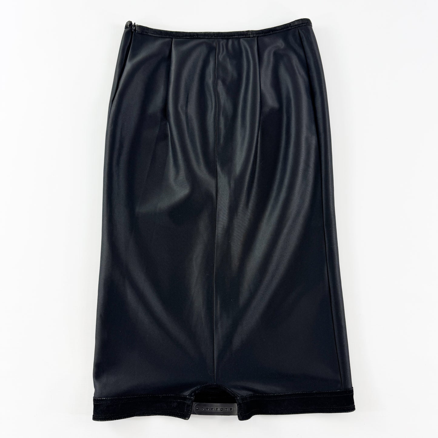 Miu Miu Mesh & Suede Overknee Skirt SS2000