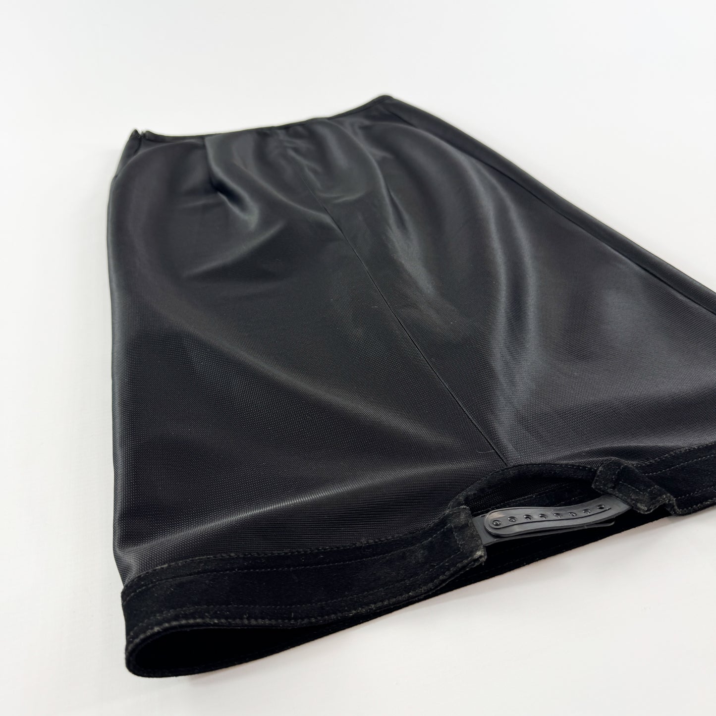 Miu Miu Mesh & Suede Overknee Skirt SS2000