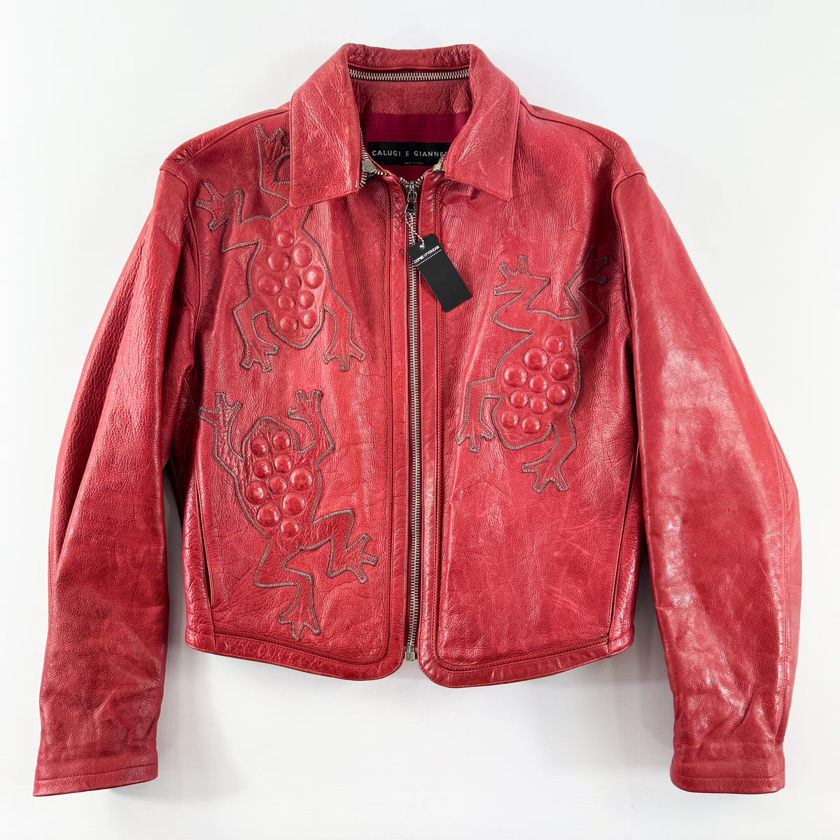 Calugi E Giannelli Toad Leather Jacket 1980s