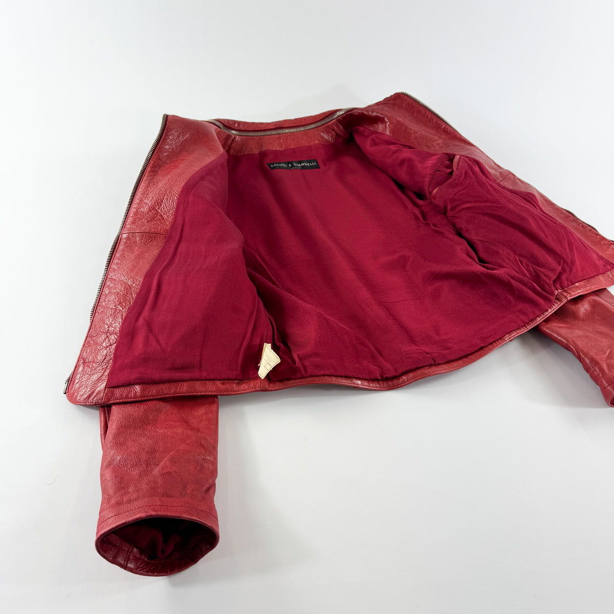 Calugi E Giannelli Toad Leather Jacket 1980s