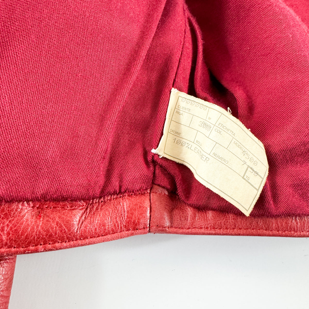 Calugi E Giannelli Toad Leather Jacket 1980s