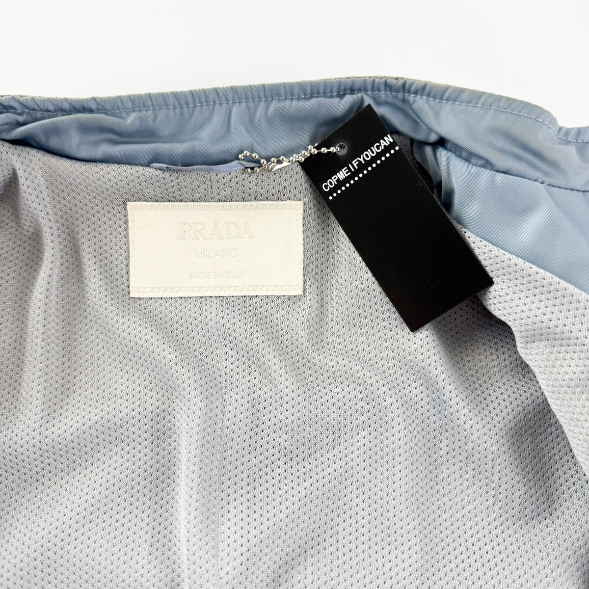 Prada Nylon and Python Moto Jacket SS2000