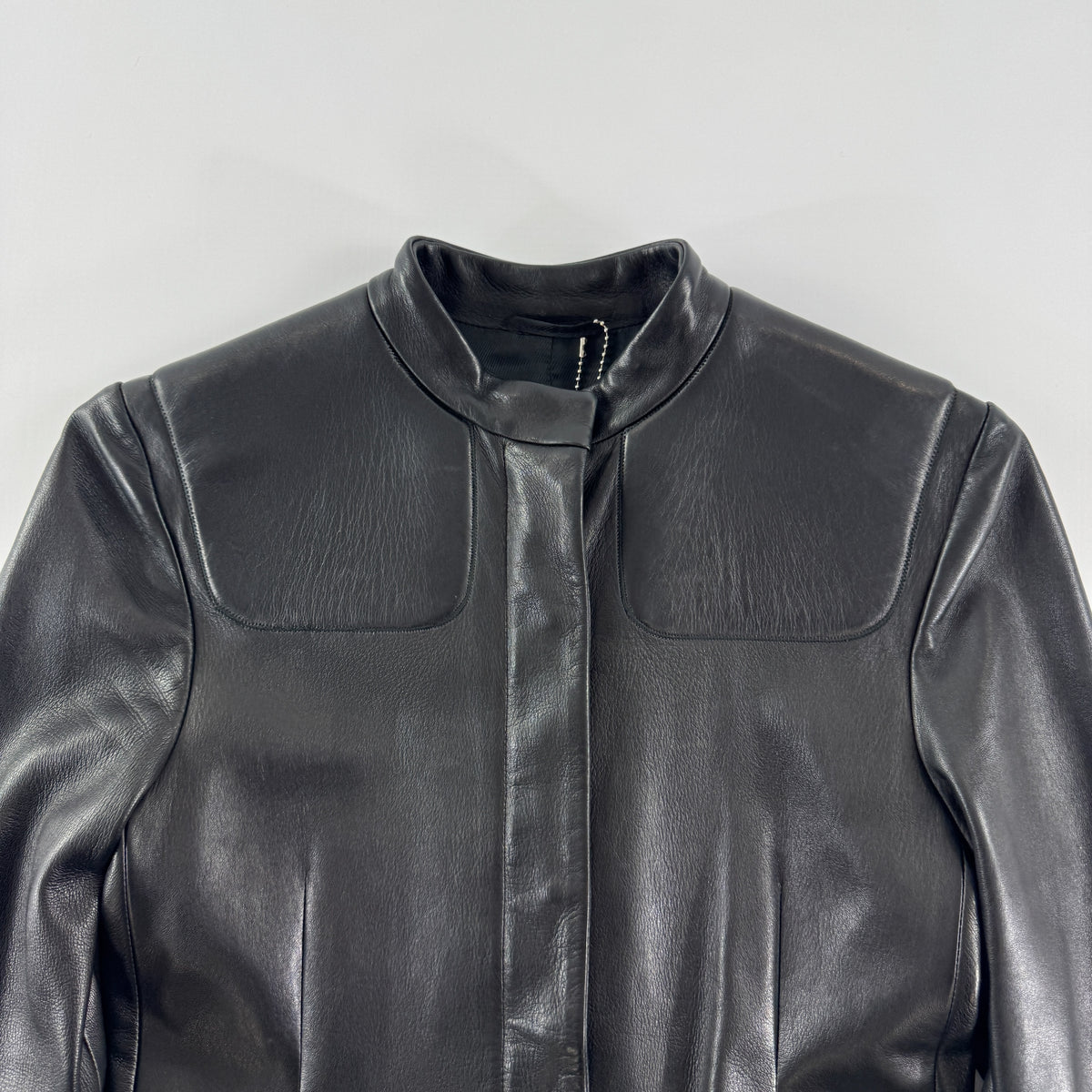 Prada Leather Biker Coat FW1999