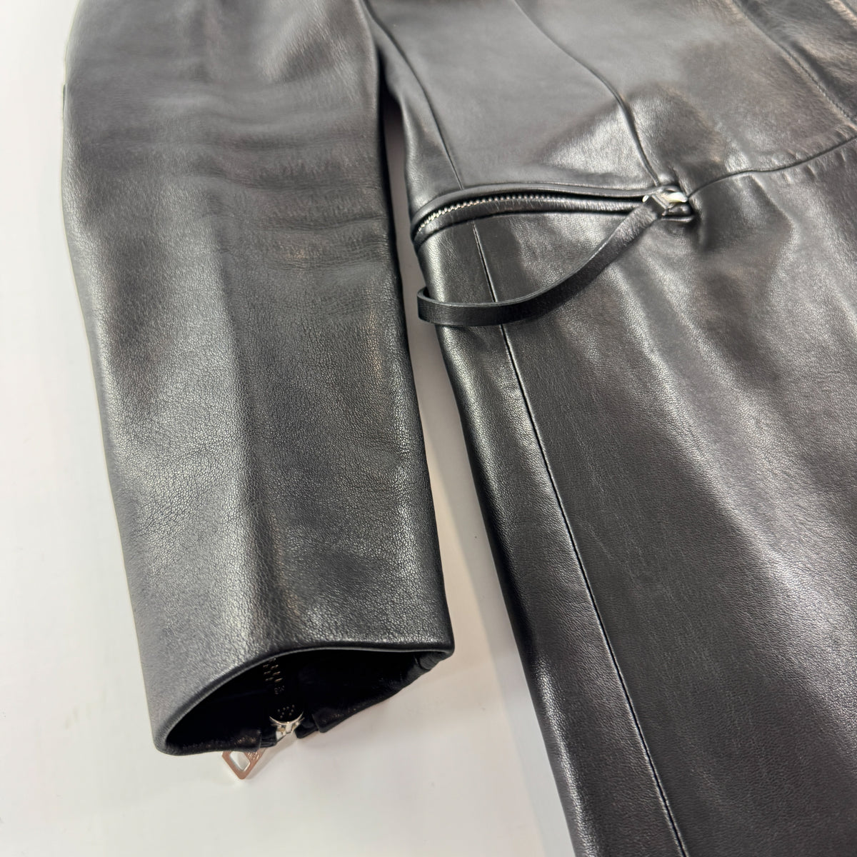 Prada Leather Biker Coat FW1999