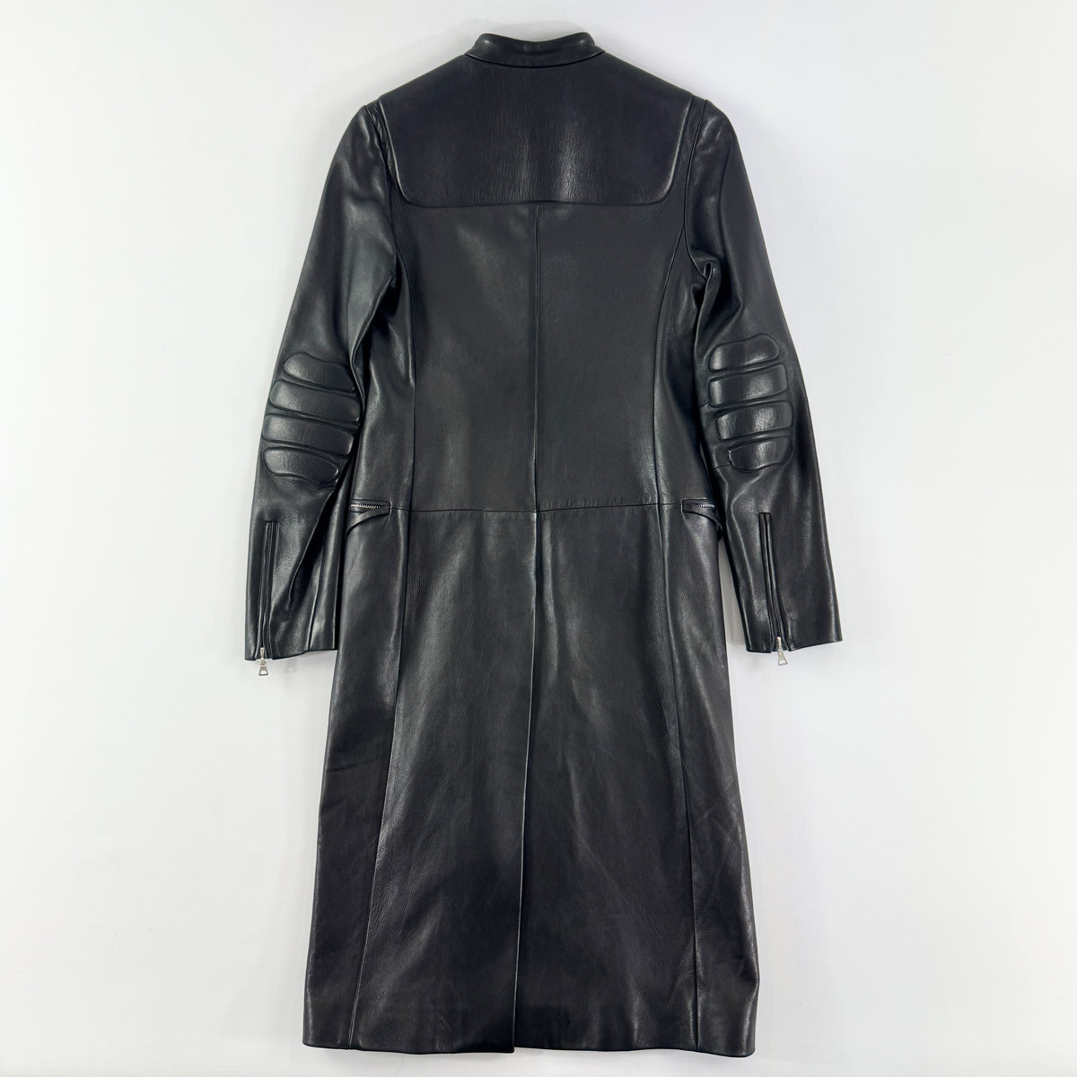 Prada Leather Biker Coat FW1999