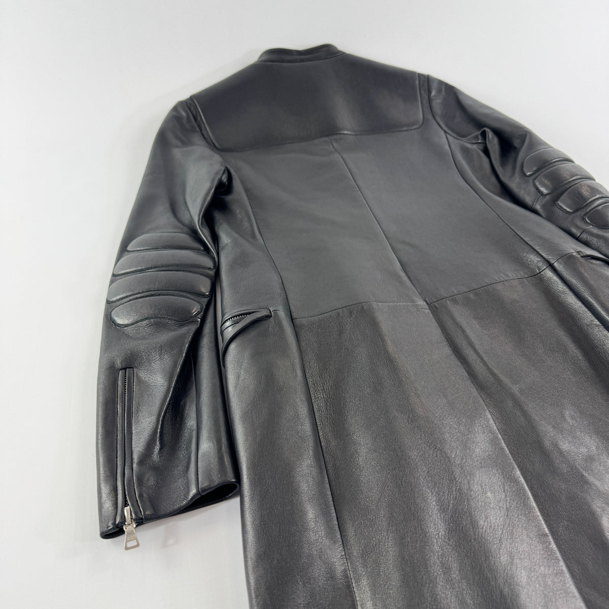 Prada Leather Biker Coat FW1999
