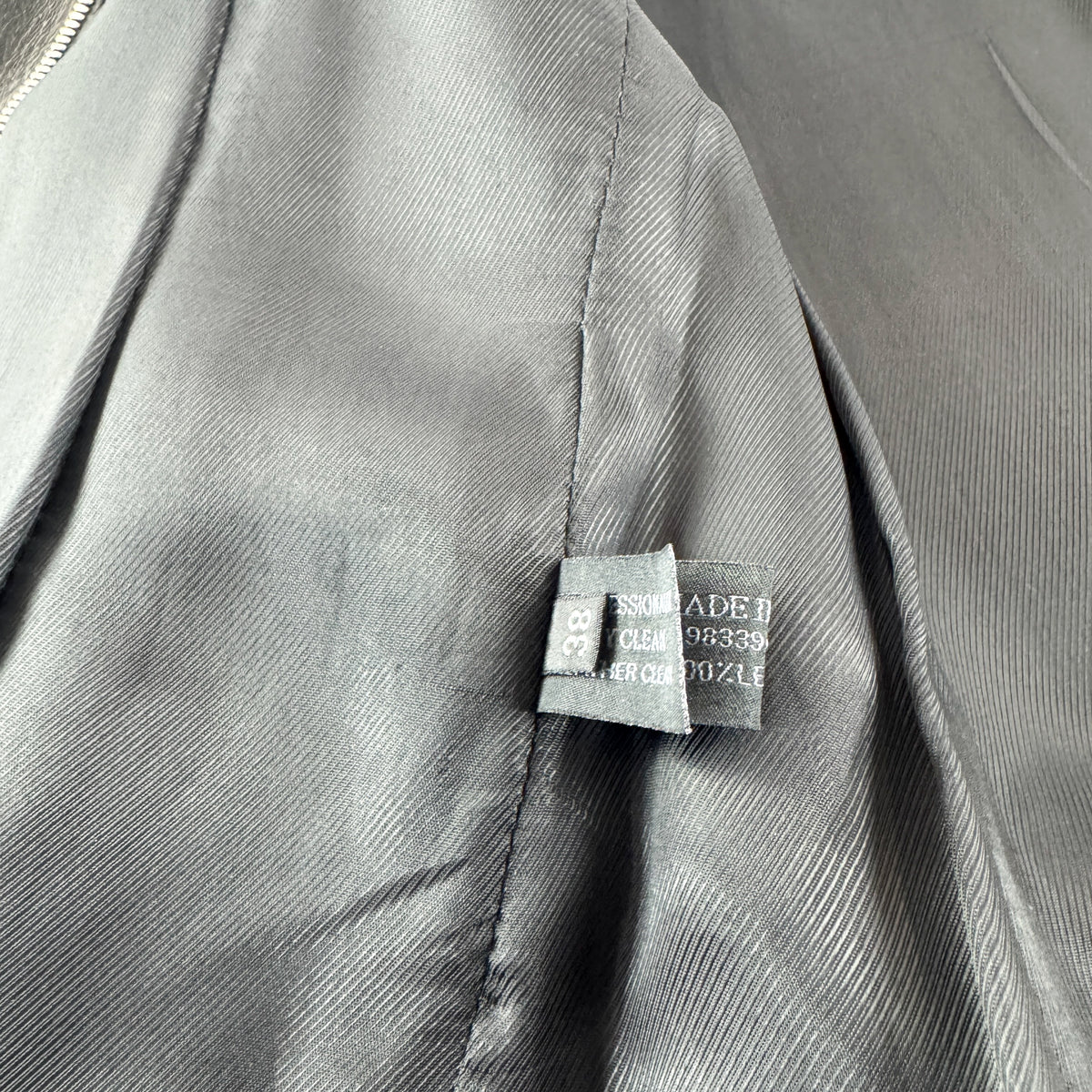 Prada Leather Biker Coat FW1999