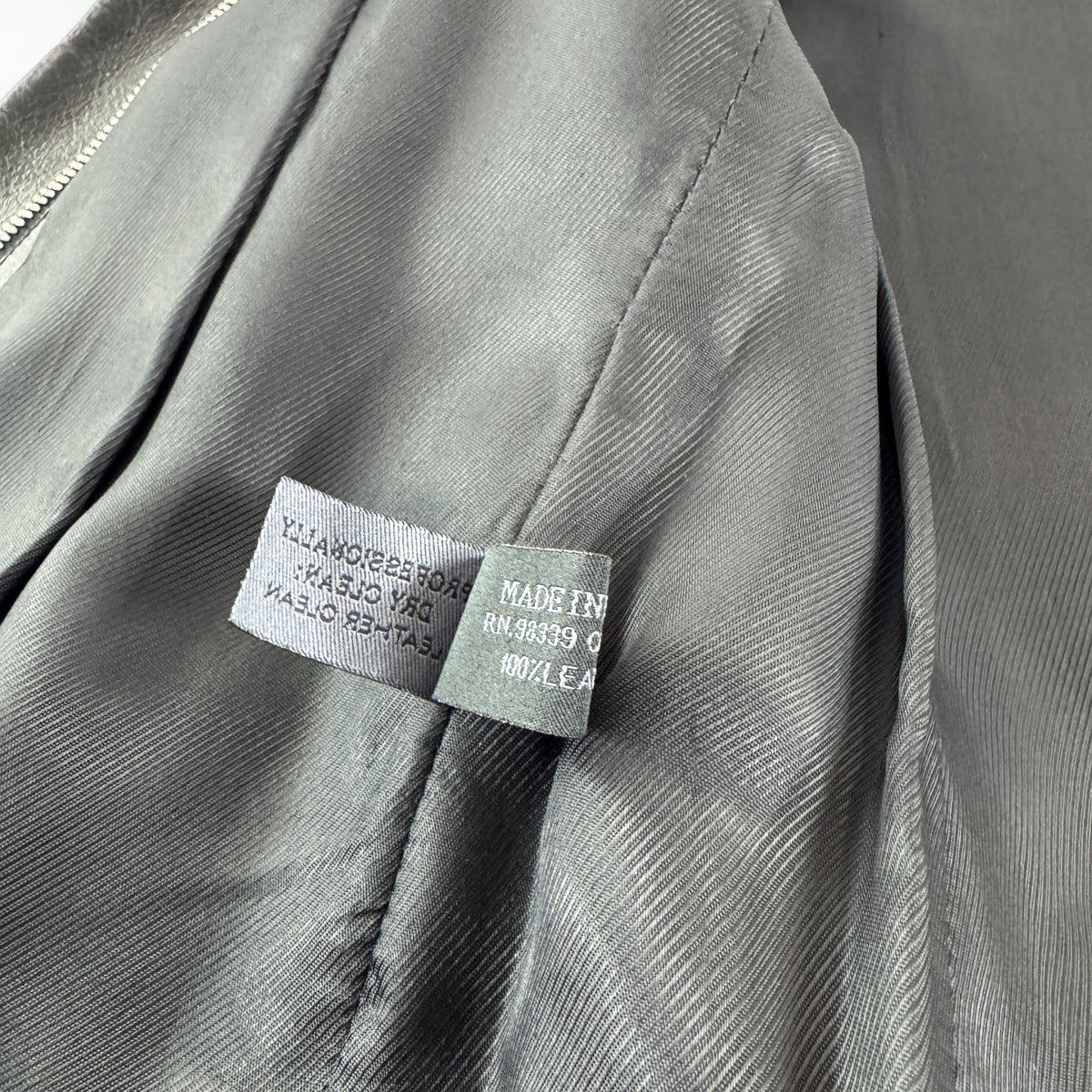 Prada Leather Biker Coat FW1999