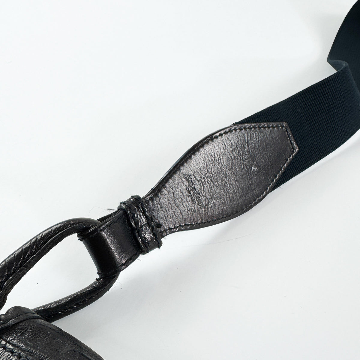 Yves Saint Laurent Large Leather Crossbody Bag 2000s