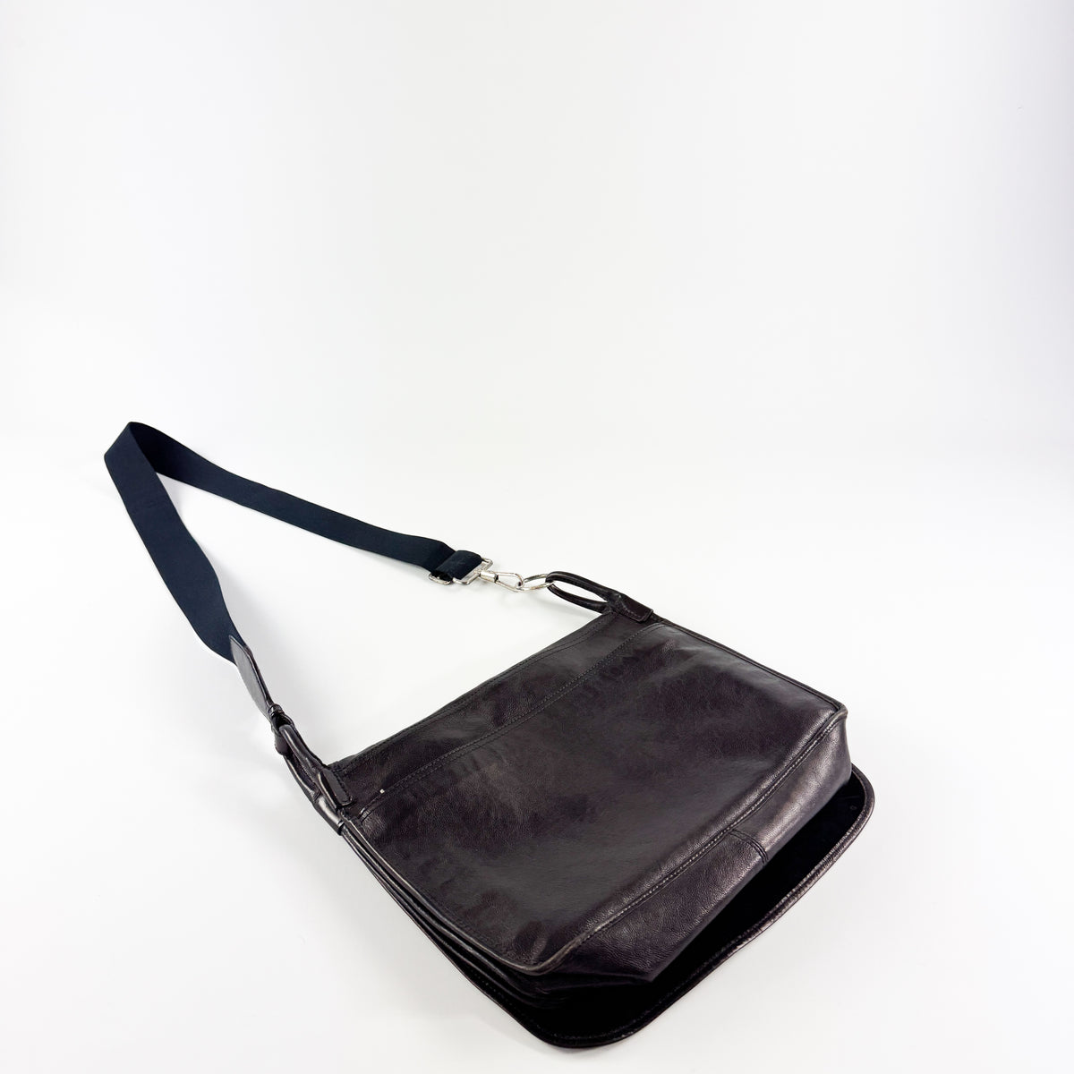 Yves Saint Laurent Large Leather Crossbody Bag 2000s