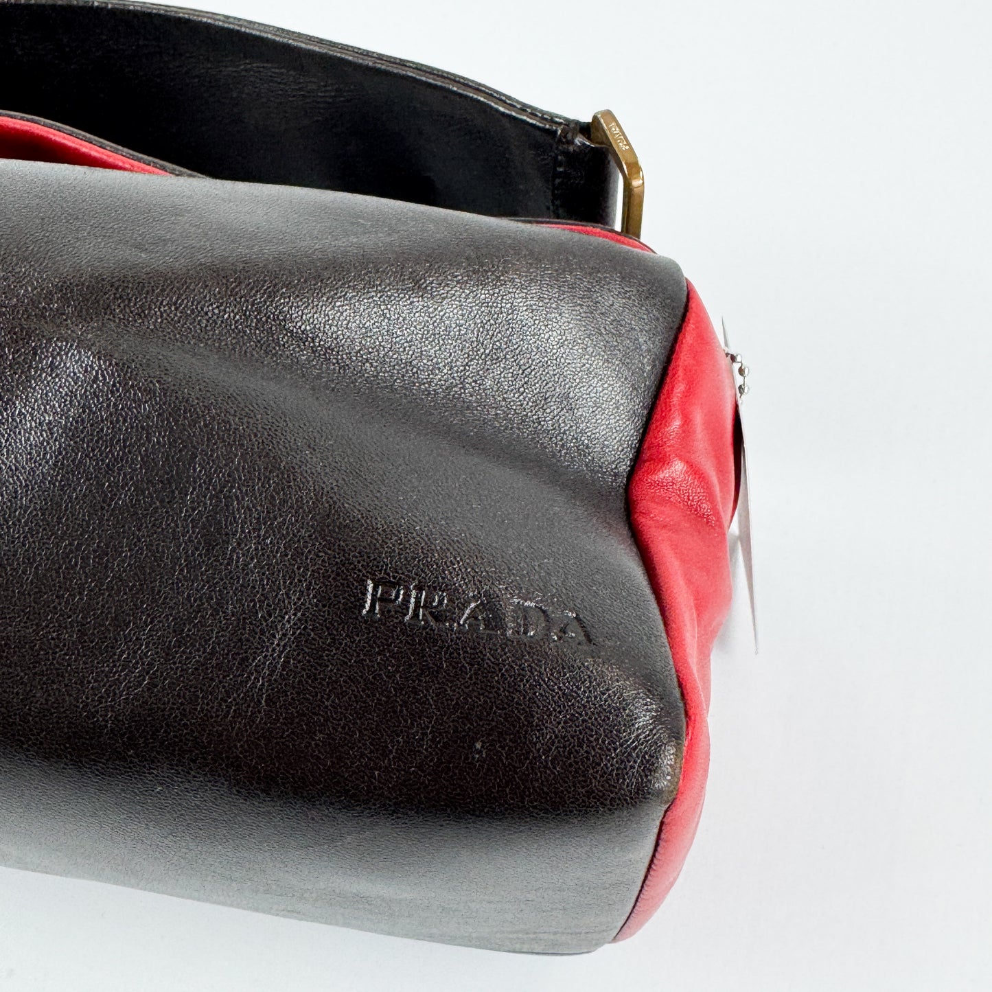 Prada Rectangular Leather Bag with Flat Handle SS2001