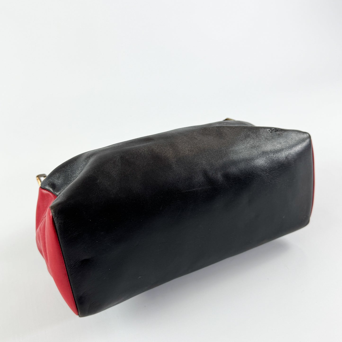 Prada Rectangular Leather Bag with Flat Handle SS2001