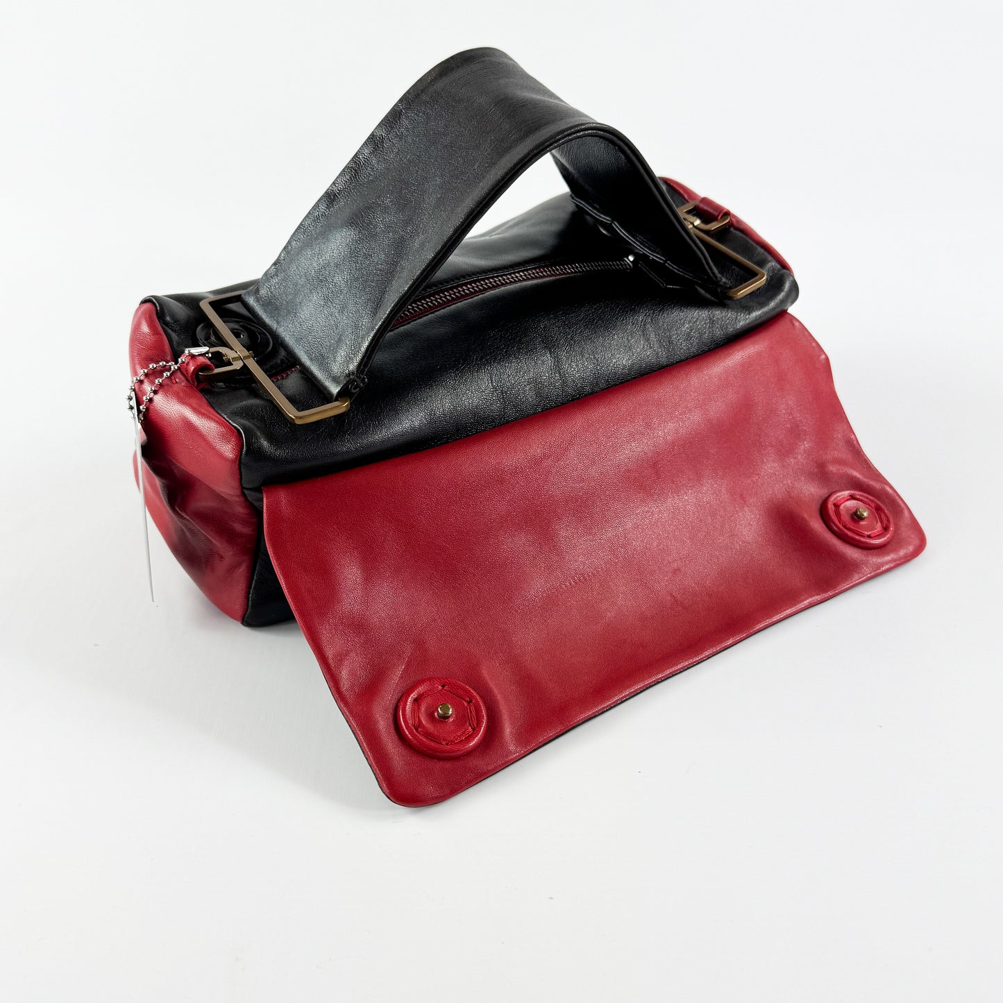 Prada Rectangular Leather Bag with Flat Handle SS2001
