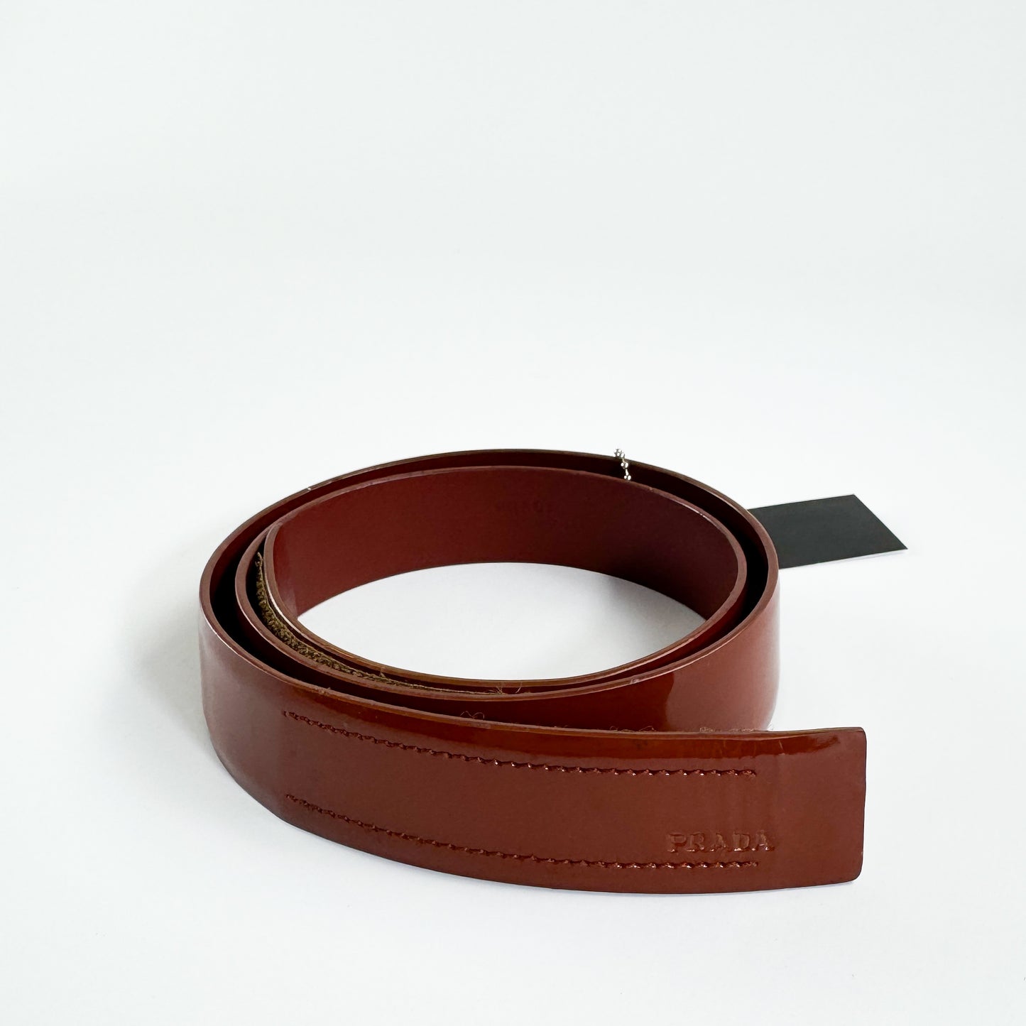Prada Patent Leather Runway Belt FW1999