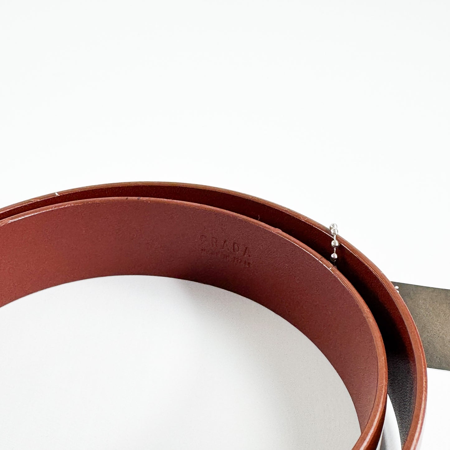 Prada Patent Leather Runway Belt FW1999