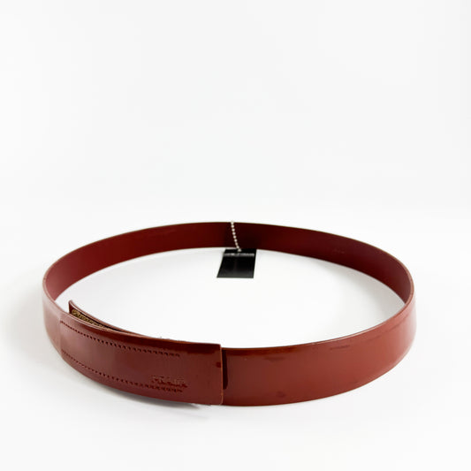 Prada Patent Leather Runway Belt FW1999